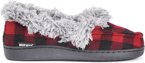 MUK LUKS Women's Anais Slipper, Silver Fox, Small in Saudi Arabia