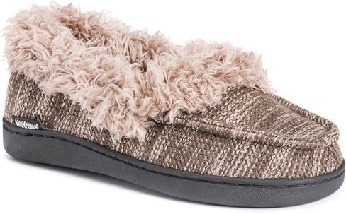 MUK LUKS Women's Anais Slipper, Silver Fox, Small in Saudi Arabia