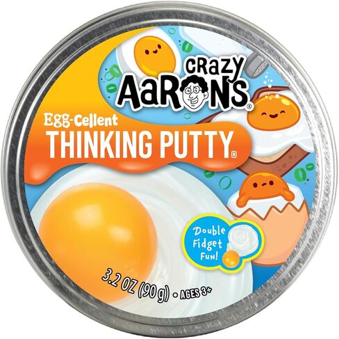 Crazy Aaron’s 4" Brown Sugar Boba Thinking Putty 90 Grams - Never Dries Out - Sensory Play Putty - Creative Toy for Kids and Adults - Crazy Aaron’s Thinking Putty® - Made in The USA in Kuwait