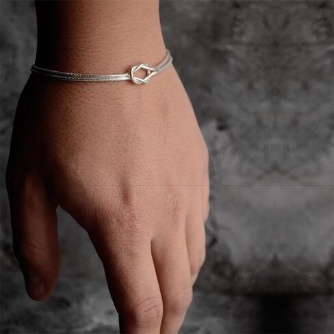 Knot Bracelet Matching Bracelets for Couples Dainty Gold Love Knot Bracelets Mother Daughter Knot Bracelet for Women Trendy in Saudi Arabia