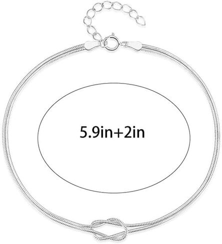 Knot Bracelet Matching Bracelets for Couples Dainty Gold Love Knot Bracelets Mother Daughter Knot Bracelet for Women Trendy in Saudi Arabia