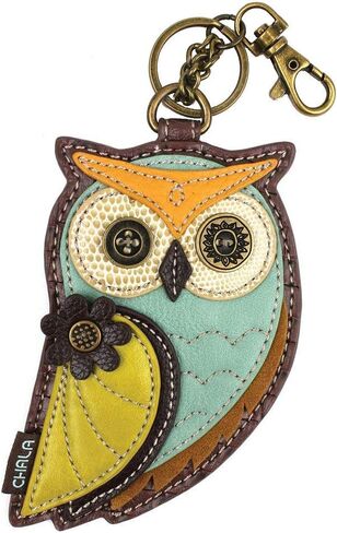 محفظة Chala Owl Generation A Key Fob للعملات المعدنية، عشاق البومة، سلسلة مفاتيح Chala لهواة التجميع in Kuwait
