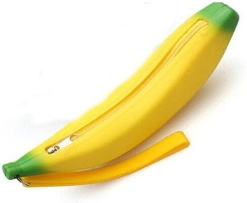 Banana Pouch Chic Organizer Pencil Case Coin Wallet Portable Purse(Yellow) in Saudi Arabia