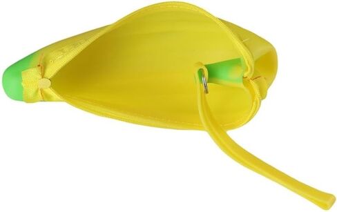 Banana Pouch Chic Organizer Pencil Case Coin Wallet Portable Purse(Yellow) in Saudi Arabia