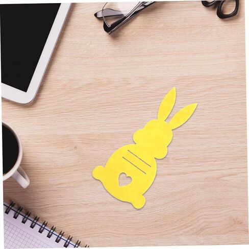 10Pcs Easter Bunny Rabbit Goody Bags Cute Multifunctional Pouch for Tableware Holder Coin Purse Durable Easter Decor for Parties and Special Occasions in Saudi Arabia