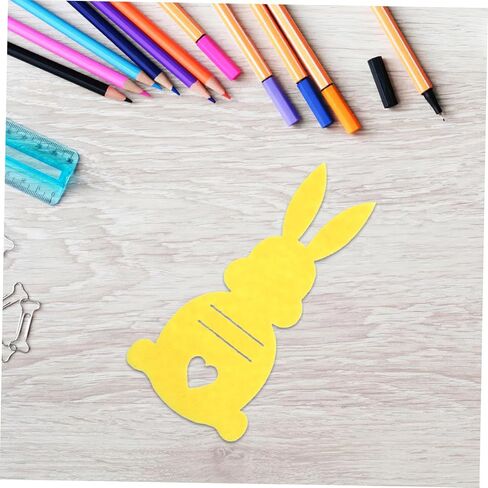 10Pcs Easter Bunny Rabbit Goody Bags Cute Multifunctional Pouch for Tableware Holder Coin Purse Durable Easter Decor for Parties and Special Occasions in Saudi Arabia