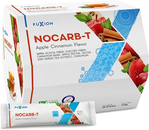 FuXion Nocarb T- يحافظ على توازن الكوليسترول، ويقلل من تحول الدهون، ويمنع الكربوهيدرات (Nocarb T، 28 عصا) in Kuwait
