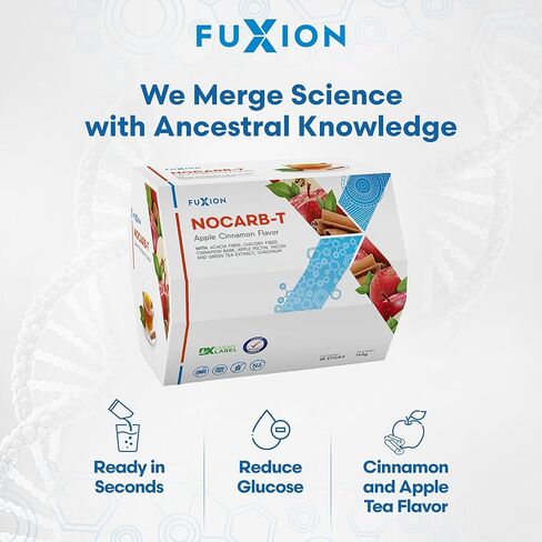 FuXion Nocarb T- يحافظ على توازن الكوليسترول، ويقلل من تحول الدهون، ويمنع الكربوهيدرات (Nocarb T، 28 عصا) in Kuwait