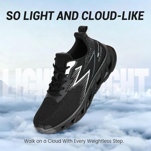 ZVC Womens Walking Sneakers Running Shoes for Women Non Slip Tennis Shoes Breathable Lace-up Comfort Work Sport Shoe in Saudi Arabia