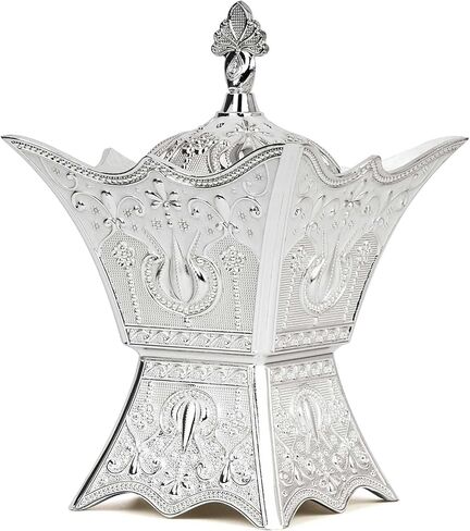 مبخرة بخور، مبخرة فحمية - لليوجا والعلاج العطري للسبا وديكور المكتب والمنزل، على شكل كأس (ذهبي) in Kuwait
