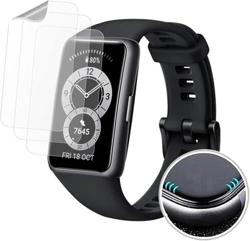 [3 Pack] For Huawei Band 9/HUAWEI Band 8 watch film Screen Protector Screen film, [TPU film] [PET film] [film Friendly] for Huawei Band 9 film in Saudi Arabia