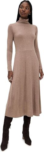 Vince Women's Cozy Long Sleeve Funnel Neck Dress in Saudi Arabia