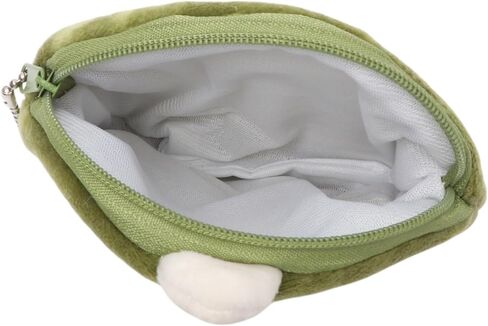 Generic 1Pcs Money Pouch Dinosaur Design Coin Purse Plush Material Green 10x12cm in Saudi Arabia