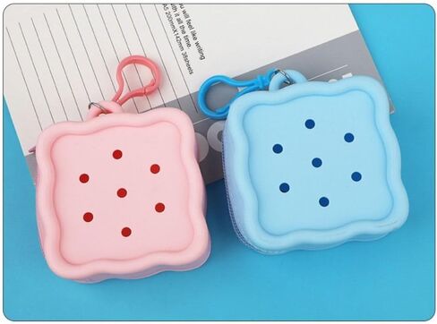 Women Wallet Change Pouch Silicone Soft Mini Money Bag Cute Zipper Storage Bag(blue) in Saudi Arabia