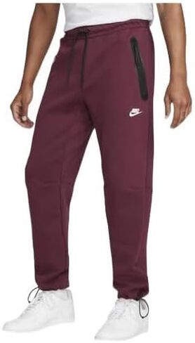 بنطال Nike Sportswear Tech Fleece للرجال (as1، Alpha، m، عادي، عادي، جذر الشمندر الداكن/الفانتوم) in Kuwait