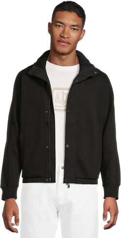 Armani Exchange mens Hideaway Hooded Cotton Sweatshirt in Saudi Arabia