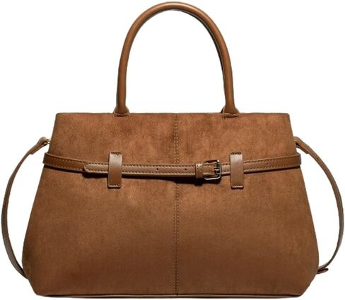 Caistre Women's Slouchy Suede Tote Handbag 2025 Winter Fall Adjustable Strap Shoulder Crossbody Bags Trendy Y2k Hobo Bag in Kuwait