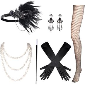HOVEOX 1920s Accessories for Women 1920s Flapper Accessories 20s Costume Accessories for Women Flapper Accessories for Women