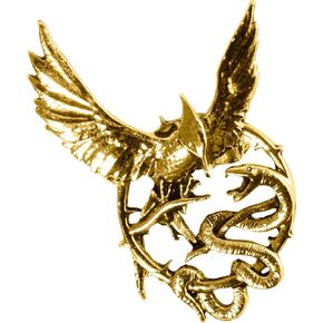 Rubie's Adult Hunger Games: Ballad of Songbirds and Snakes Metal Pin, One Size