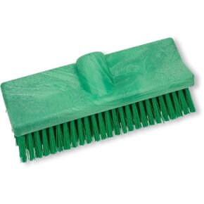 SPARTA 40423EC14 Plastic Floor Scrub Brush, Wall Brush, Equipment Brush With Nonabsorbent Bristles For Industrial Kitchens, Hospitals, Commercial Cleaning, 10 Inches, Blue
