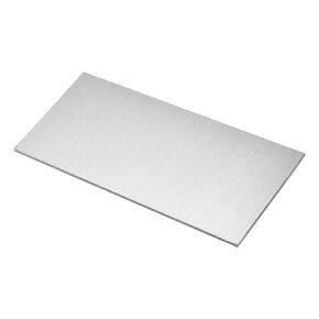 uxcell 304 Stainless Steel Sheet, 3mm x 4" x 8" Brushed Finish - Good for Industry, Machinery, DIY Projects, and Home Decoration