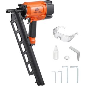 Stafanailer NR2183 Framing Nail Gun 2-Inch up to 3-1/4-Inch Plastic Strip Framing Nails Pneumatic Tools 21 Degree Steel Magazine