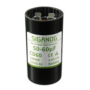 SIGANDG 88-108 MFD 165VAC Round Start Capacitor 50/60 Hz AC
