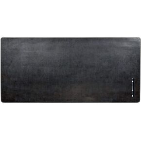 DACASSO Bonded Leather No Core Rollable Desk Mat/Pad - Luxury Leather Desk Blotter for Writing - Executive Desk Surface Protector - (Black, 36" x 17")