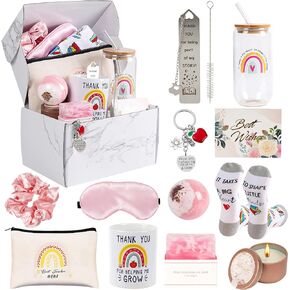 Kolewo4ever 14 pcs Teacher Appreciation Gift Set Teacher Gifts Box for Women Best Teacher Gifts for Women Funny Christmas Birthday Baskets Gifts for Teachers