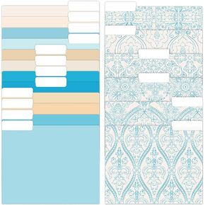 18 PCS Decorative File Folders Set, Stylish Design, Heavy Duty Letter Size Folders for Organizing Papers by Date or Day, Colorful Patterned File Folders for Home or Office Use