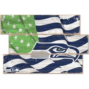 Fan Creations Seattle Seahawks 3-Plank Team Flag