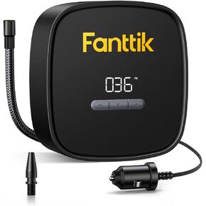 Fanttik X9 SE Tire Inflator Portable Air Compressor for Car, 12V DC Tire Pump with Pressure Gauge, 9.8ft Long Charging Power Auto Air Pump for Car, Motorcycle