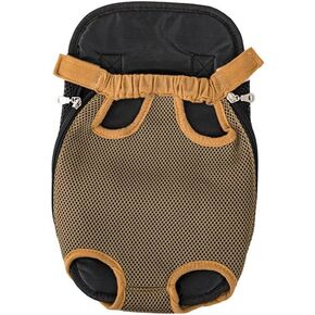 Leconpet Pet Carrier Backpack, Legs Out Adjustable Pet Front Cat Dog Carrier Backpack, Easy-Fit Dog Travel Backpack Carrier for Hiking Camping for Small Medium Puppies Cats (S, Navy Blue Stripes)