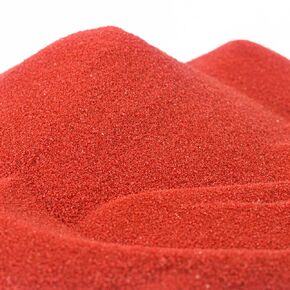 Activa Bright Red Decorative Colored Sand in Resealable Bag, 5lb (2.27kg) | Fine Grain & Fade-Proof Sand For Arts & Crafts