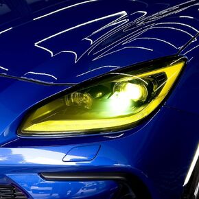 KUNGKIC for 2021 2022 2023 Toyota GR86 86 Subaru BRZ Wide Headlight Protection Film TPU Scratch Guard Non-Yellowing Self-Healing Exterior Accessories 2 Pcs Light Black Paint