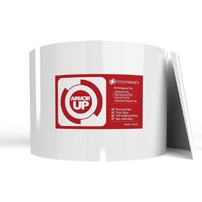 ARMOR UP 6"x20" Clear Paint Protection Film 8-mil TPU Automotive Protector Wrap for Bumper, Door Bottoms, HOV Stickers, Rocker Protection - UV Protection, Non-Yellowing, Self-Healing