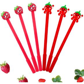 40 Pcs Cute Avocado Gel Ink Pens Fun Kawaii Pens Fruit Writing Pens 0.5 mm Black Ink Cool Pens Novelty Fun Pens for Kids School Office Home Supplies Student Present (Cute Avocado)