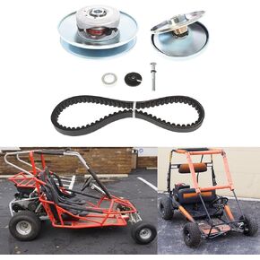munirater 30 Series 3/4 Driver 5/8 Driven 7 Diameter Clutch Kit with Belt 203591 Replacement for Yerf - Dog Karts with Tecumseh