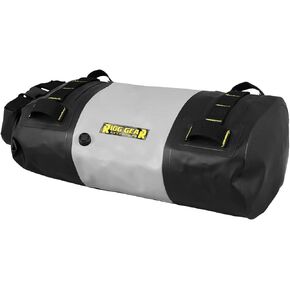 Nelson-Rigg Hurricane Waterproof Dry Roll Bag 10L, Roll Top, includes straps to attach to vehicle, air purge valve Black/Gray