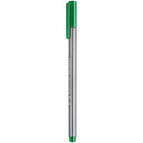 STAEDTLER Pack Of 3 Fineliners Triplus Fineliner Pens, Green, Stroke Width: 0.3 mm