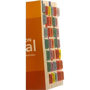 Book Tabs for the APA Manual 7th Edition 2024: Color Coded Tabs for the American Psychological Association Publication Style Manual (Book not Included)