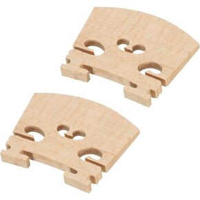 MECCANIXITY 1/2 Violin Bridge Maple Wood Violin Parts for 1/2 Violin, Pack of 2