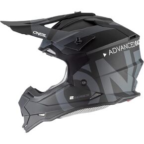 O'Neal - 0200-S15 2Series Adult Helmet, Slick (Black/Gray, XL)