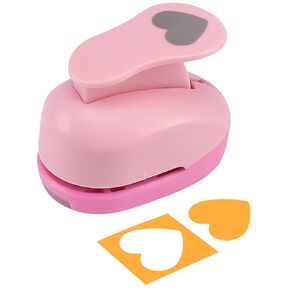 MyArTool Heart Paper Punch, 1.5 Inch Heart Punches for Paper Crafts, 38mm Heart Hole Punch for Making Scrapbook Pages, Memory Books, Card Making, Journals, Gift Tags, Homemade Confetti