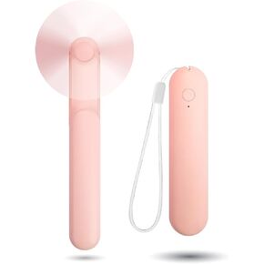 Nezylaf Handheld Mini Fan，3 IN 1 Portable Small Foldable fan，Rechargeable Personal Fan with Powe Bank 2000mAh, Battery Operated Flashlight Feature for Women,Travel Essentials,Outdoor…