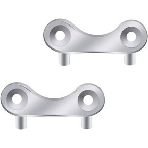 2 Pack Boat Gas Cap Key Stainless Steel Boat Gas Key Boat Fuel Cap Key Boat Gas Tank Key Marine Gas Cap Key Deck Filler Key Deck Fill Plate Key Spare Key Replacement for Boat Yacht, Silver