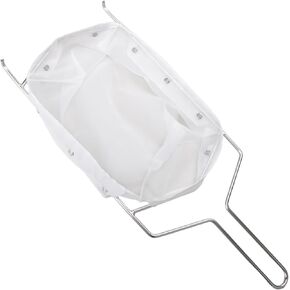 QQZ Fryer Filter Bag & Frame, for Fryer Oil, for 70 lb Polishing Oil, Reuse