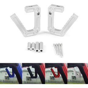 Enhance Your Jeep Wrangler JK with Aluminum Front Grab Handles - Compatible with 2007-2018 Models
