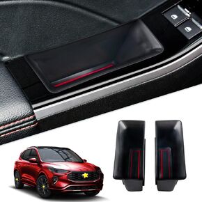 SKTU for 2020-2024 Ford Escape Door Grab Handle Pocket Car Side Door Grab Handle Pocket Accessory Ford Escape 2023 2024 Accessories Armrest Storage Organizer Key Holder ABS Tray Insert Glove Pallet