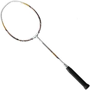 Yonex Nanoray 80 4U5 Badminton Racket (White/Orange)